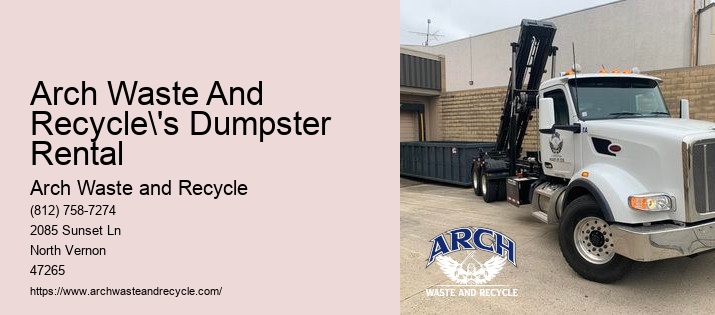 Rent A Dumpster From Waste Management
