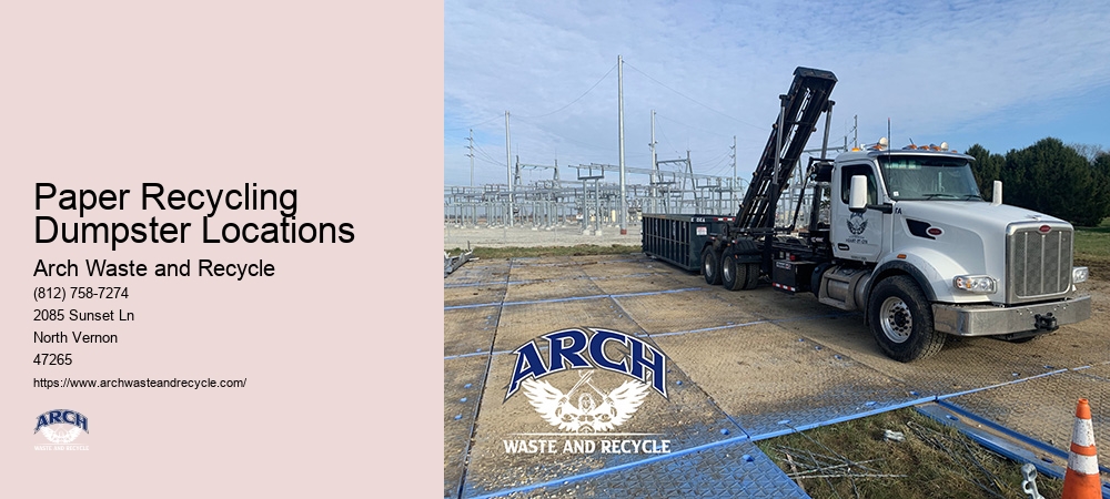 Arch Waste And Recycle Dumpster Rental