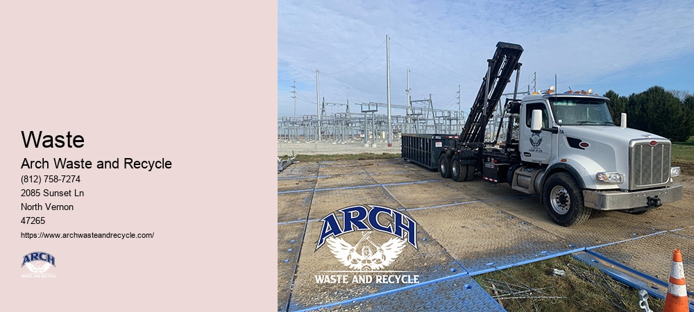 Waste Management Recycling Dumpster