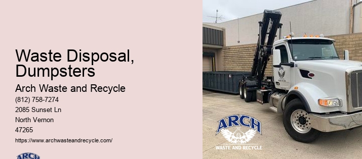 Paper Recycling Dumpster