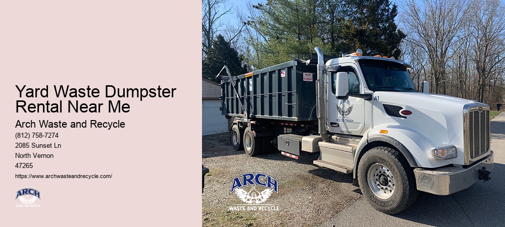 Yard Waste Dumpster Rental Near Me